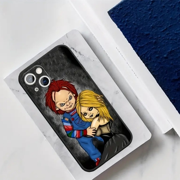NWT!! Chucky and Tiffany iPhone 14 Pro Max Black Durable Protective Case!! - Picture 9 of 9